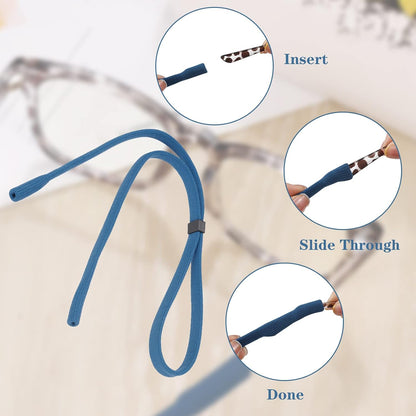 4-Pack Adjustable Nylon Sunglass Straps — Universal Eyewear Reta