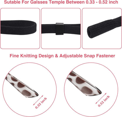 4-Pack Adjustable Nylon Sunglass Straps — Universal Eyewear Reta