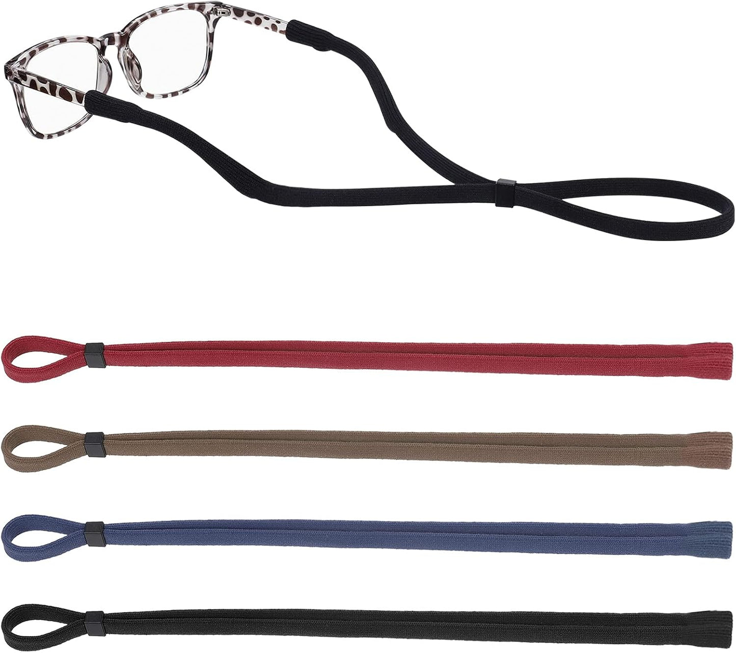 4-Pack Adjustable Nylon Sunglass Straps — Universal Eyewear Reta