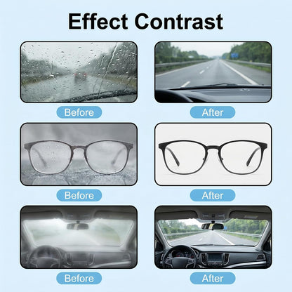 Anti-Fog Spray for Glasses, Goggles & Car Windows — Long-Lasting Streak-Free Formula