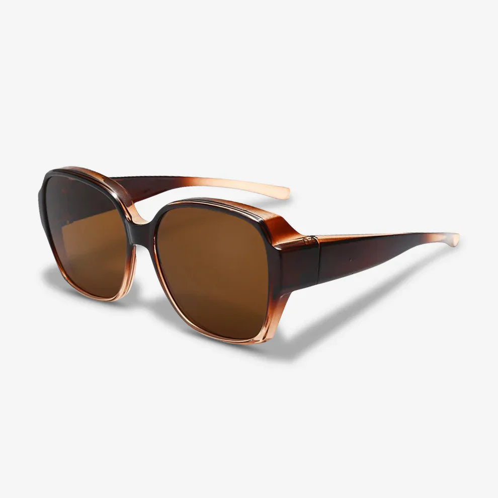 ASCENDARY Fit-Over Sunglasses — Polarized UV400, Slides Over Prescription Glasses