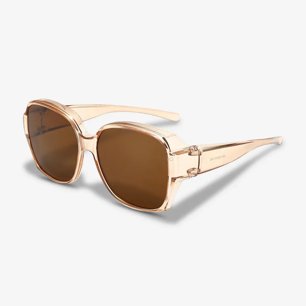 ASCENDARY Fit-Over Sunglasses — Polarized UV400, Slides Over Prescription Glasses