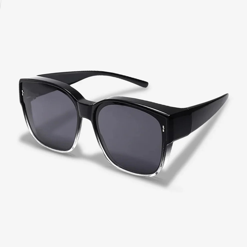ASCENDARY Fit-Over Sunglasses — Polarized UV400, Slides Over Prescription Glasses